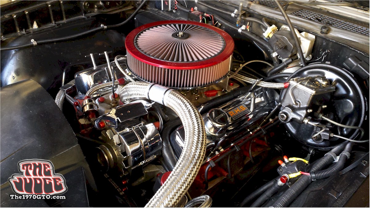 the1970gto.com engine bay